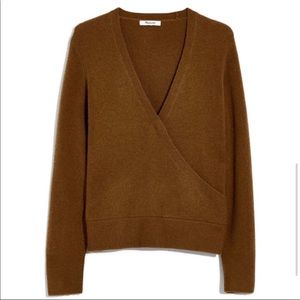 Madewell Alpaca wool faux wrap
